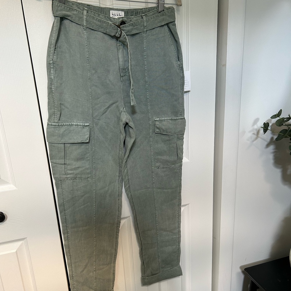 Nicole Miller Olive Cargo Pants vintage look